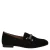 Gabor suède loafers met gesp zwart