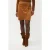 EsQualo Skirt Overlap Suedine Camel