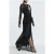 Reiss Hannah-lace Maxi Dress Black