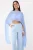 TRENDYOLMİLLA Dames Blauw Effen Mouwloos Regular fit Blouses