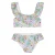 Tumble ’n Dry bikini met ruches en all over print lichtroze