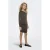 KIDS ONLY GIRL one shoulder jurk met glitters zwart/lichtgoud