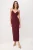 TRENDYOLMİLLA Dames Paars Effen Maxi Mouwloos Bodycon Avond & Gala Jurk
