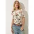 Bloempatroon Half Turtleneck Blouse