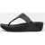 Fit Flop Dames/Dames Lulu Glitz Toe Post Wedge Sandalen (Zwart)
