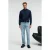 Sweatshirt met ronde hals en relaxte pasvorm