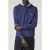 Paul Smith Mens Reg Fit Hoody Zebra Indigo