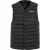 Firetrap Gewatteerd heren gilet met logo (Zwart)