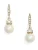 Lauren Ralph Lauren Oorbellen  goud / wit / parelwit