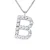 Collar ABC Diamonds 0,10 Cts BRIEF “B” 18K wit