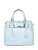Anna Luchini Turquoise Rundleer Tas