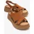 Vien Leren Plateau Sandaal (Dames)