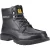 CAT Lifestyle Colorado Moc Toe Leren Zwarte Enkelboots voor Mannen