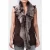 Lange damesbodywarmer van Toscana-schapenvacht-Sorocaba