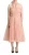 Dolce & Gabbana Roze Zijde Chiffon Halter Midi A-lijn Plissé Damesjurk