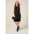 Oltre Sheath Dress With Sequin Trim Black