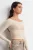 Off-Shoulder Crop Top Blouse