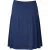 Geplooide jersey midi-rok met elastische tailleband