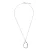 Orphelia ‘Islia’ Dames 925 Sterling Zilveren Ketting met Hanger – Roze ZH-7423/RG