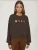 Hiccup Sweatshirt  kastanjebruin / groen / rood / wit