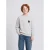 Petrol Industries sweater met logo – lichtgrijs