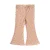 Your Wishes regular waist geruite flared broek oranje met textuur