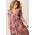 Miss Etam Plus viscose midi zomerjurk met print – oranje