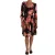 Dolce Gabbana Tulpenprint Wikkeljurk