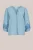 Blue Ridge – Dames blouse met embroidery – Regular fit – Lichtblauw – TENCEL™