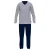 Tom Tailor Pyjama Nevada met coole combinatie van boven- en onderstuk (2-delig)