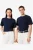 Lacoste T-Shirt ronde hals marine, Effen