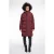 Rino & Pelle long padded hooded coat jade.7002612 10873 chocolate bean