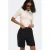 JDY high waist wide leg short met plooien – zwart