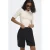 JDY high waist wide leg short met plooien – zwart