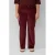 s.Oliver Curve corduroy straight regular waist casual broek donkerrood