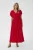 Jurk Feminine red