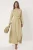 Trendyol Modest Dames Kaki Effen Maxi Lang Casual Skater Modest Jurken
