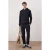 TRENDYOL MAN Heren Donkerblauw Effen Lang Regular fit Sweatshirts