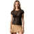 Dames Kant Korte Mouw Blouse