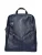 Roberta M Blauw Rundleer Tas