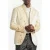 John Varvatos Slim Fit Button Closure Short Shawl Coll Sand