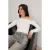 TRENDYOLMİLLA Dames Ecru Effen Lang Getailleerd Blouses