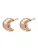 Hey Happiness Oorbellen ‘Croissant’  rose-goud