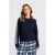 America Today gestreepte pullover donkerblauw