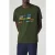 Paul Smith Mens Reg Fit Ss Tshirt Ps Slant Logo Bottle Green