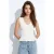 MANGO TEEN top met peplum – wit