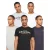 Crosshatch Heren Wester T-Shirt (5-pack) (Veelkleurig)