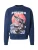ALPHA INDUSTRIES Sweatshirt ‘Japan Warrior’  navy / grijs / rood / zwart