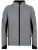 normani Functionele fleece jas ‘Tathlina’  grijs gemêleerd / rood / zwart