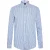 Boss Herenoverhemd met verticale strepen, normale pasvorm (Medium Blauw)